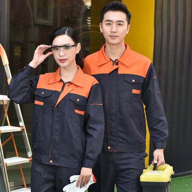 Working Clothes for Men Workwear Jacket and Pants Repairman Auto Mechanics Coveralls Workshop Clothing Labor Work Uniforms