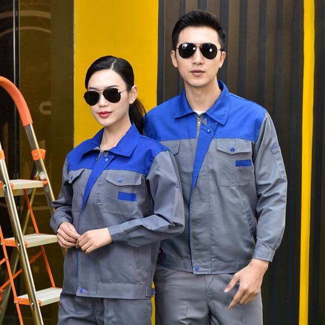 Working Clothes for Men Workwear Jacket and Pants Repairman Auto Mechanics Coveralls Workshop Clothing Labor Work Uniforms