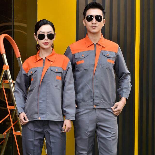 Working Clothes for Men Workwear Jacket and Pants Repairman Auto Mechanics Coveralls Workshop Clothing Labor Work Uniforms