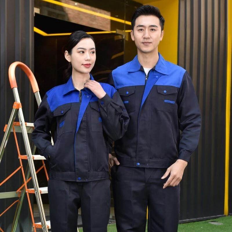 Working Clothes for Men Workwear Jacket and Pants Repairman Auto Mechanics Coveralls Workshop Clothing Labor Work Uniforms