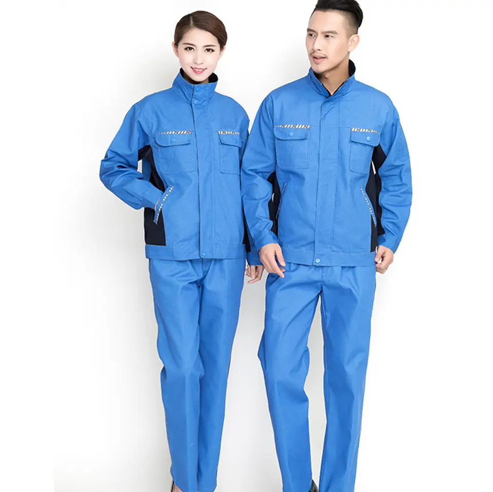 Blue Beautiful Dresses Suite Reflective Working Carpenter 1xl Woman Heavy Duty Womens Knit Suit Ladies Work Suits