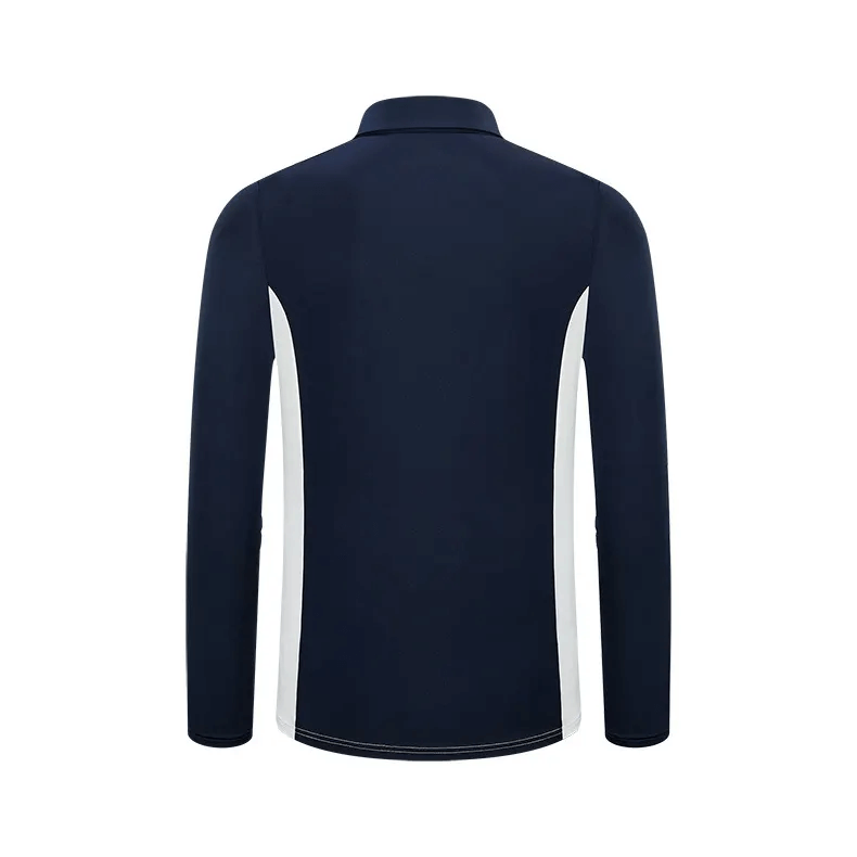 Autumn 2023 new arrival custom two tones golf polo shirts high quality long sleeve sports men's polo shirts