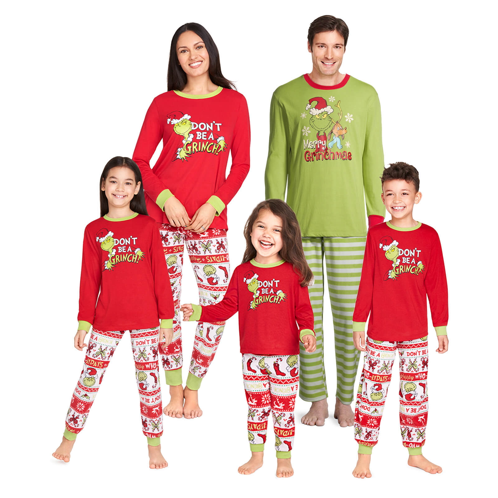 Fashion holiday pijama familiar de navidad pyjamas set christmas family matching pajamas