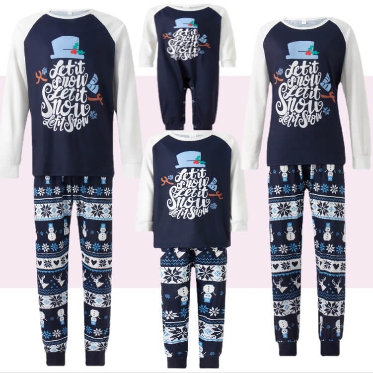 Fashion holiday pijama familiar de navidad pyjamas set christmas family matching pajamas