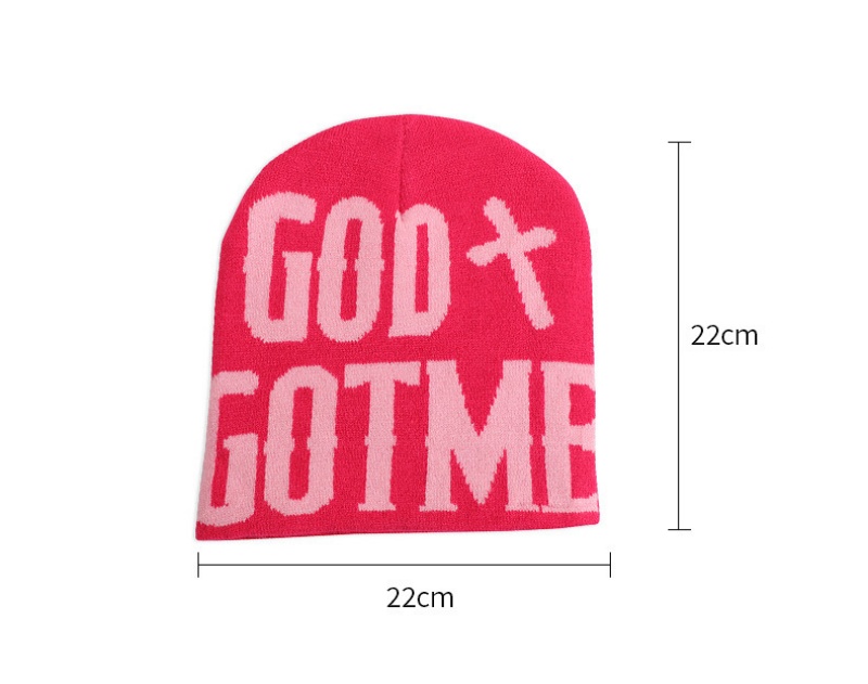 2024 High Quality Custom Letters Logo Acrylic Knitted Winter Jacquard Beanies