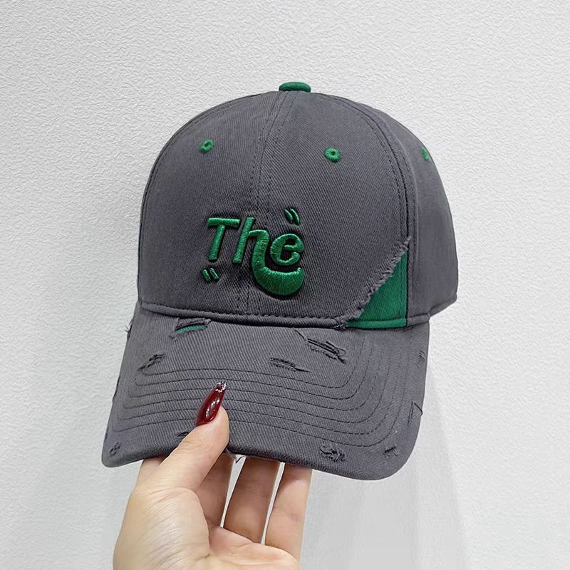 Fashion trend everything casual splicing baseballcap