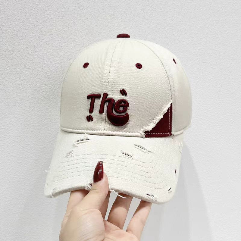 Fashion trend everything casual splicing baseballcap