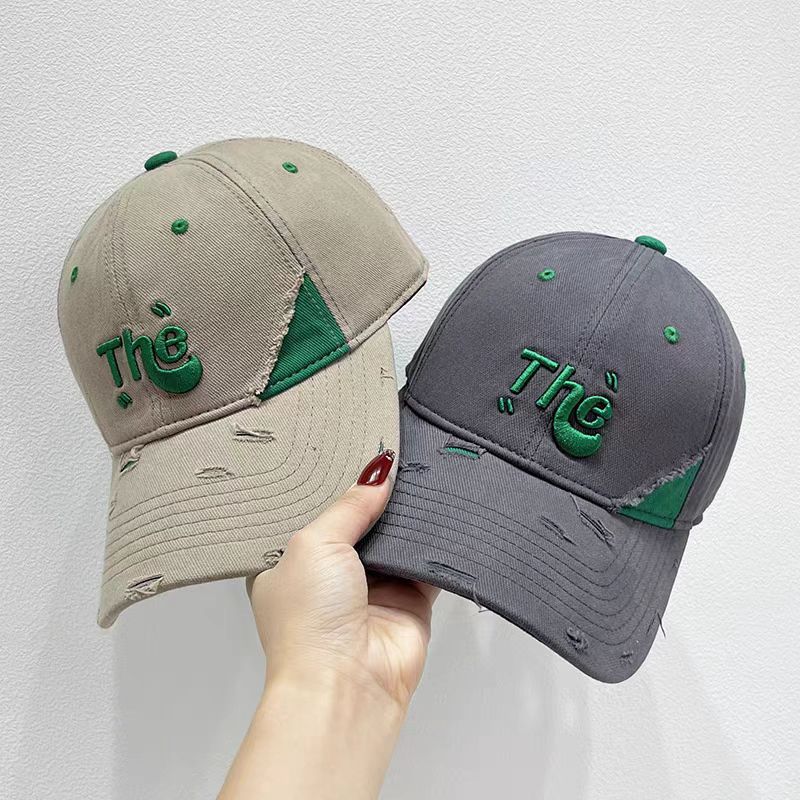 Fashion trend everything casual splicing baseballcap