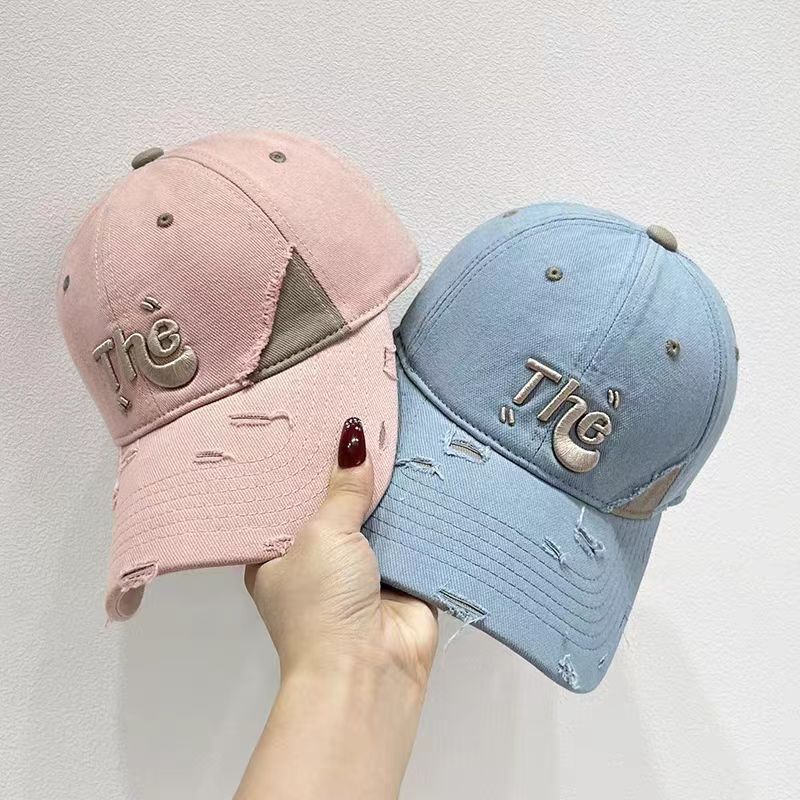 Fashion trend everything casual splicing baseballcap