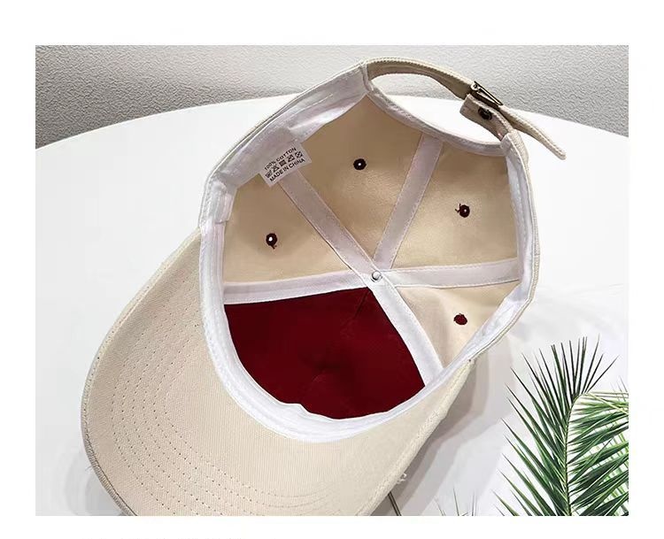 Fashion trend everything casual splicing baseballcap